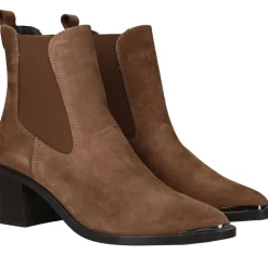 Tamaris Enkellaarsjes Cognac Dames