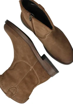 Tamaris Enkellaarsjes Cognac Dames