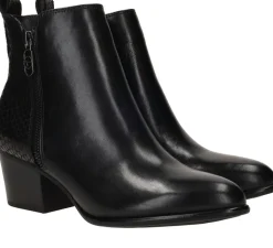 Tamaris Enkellaarsjes Zwart Dames