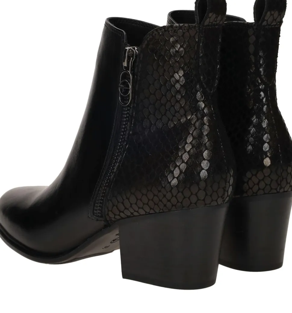 Tamaris Enkellaarsjes Zwart Dames