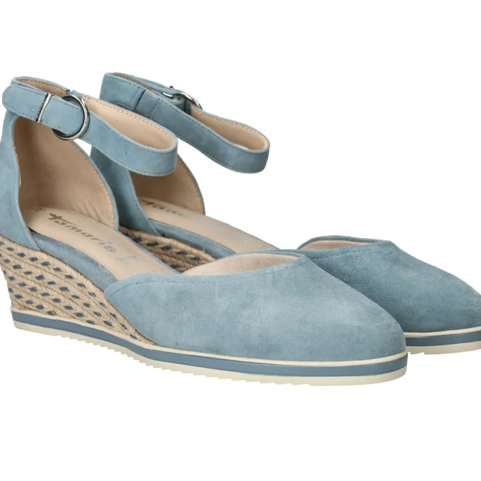 Tamaris Espadrilles Blauw Dames