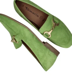 Tamaris Instappers Groen Dames