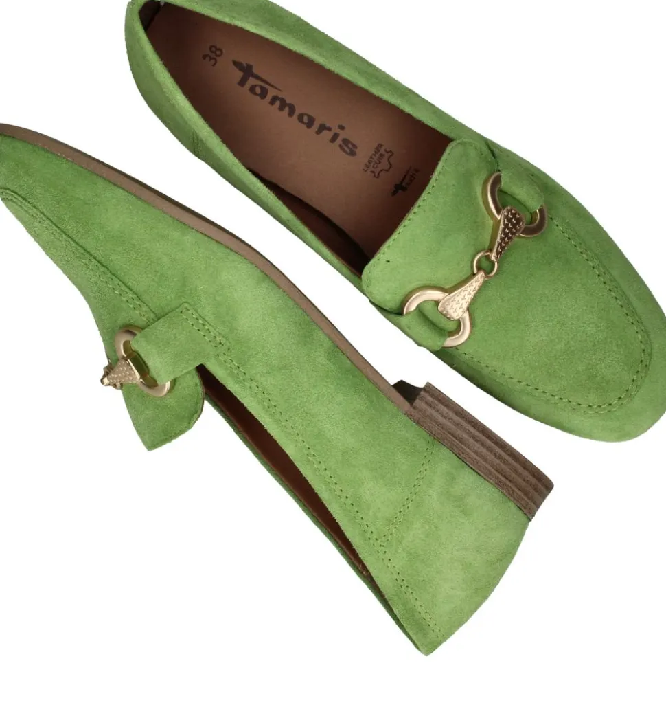 Tamaris Instappers Groen Dames