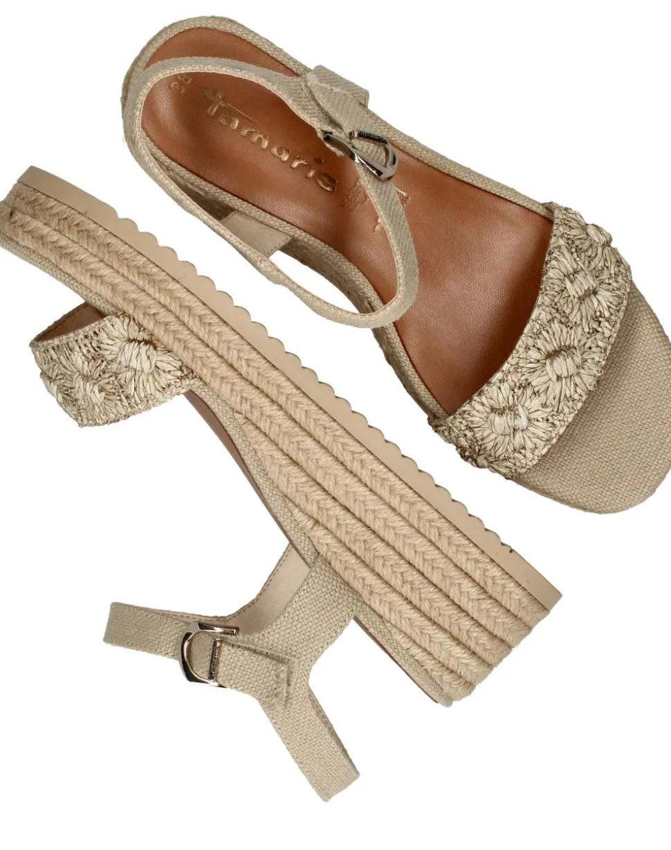 Tamaris Sandalen Beige Dames
