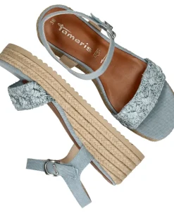 Tamaris Sandalen Blauw Dames