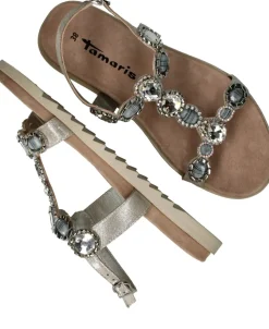 Tamaris Sandalen Zilver Dames