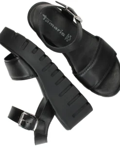 Tamaris Sandalen Zwart Dames