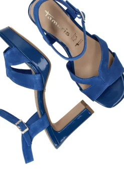 Tamaris Sandalettes Blauw Dames