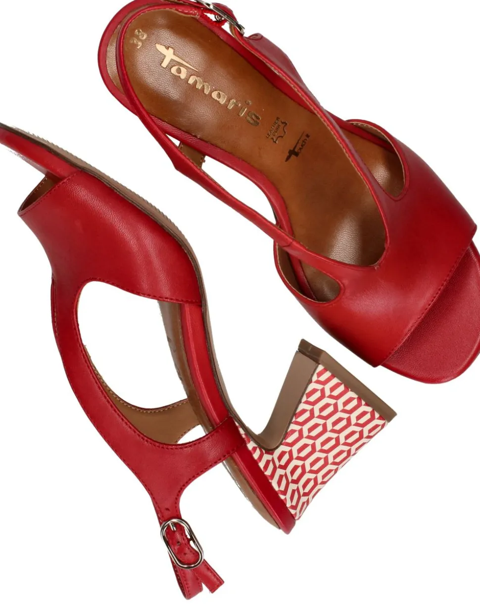 Tamaris Sandalettes Rood Dames