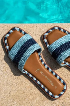 Tamaris Slippers Blauw Dames