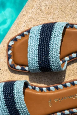 Tamaris Slippers Blauw Dames