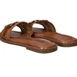 Tamaris Slippers Cognac Dames