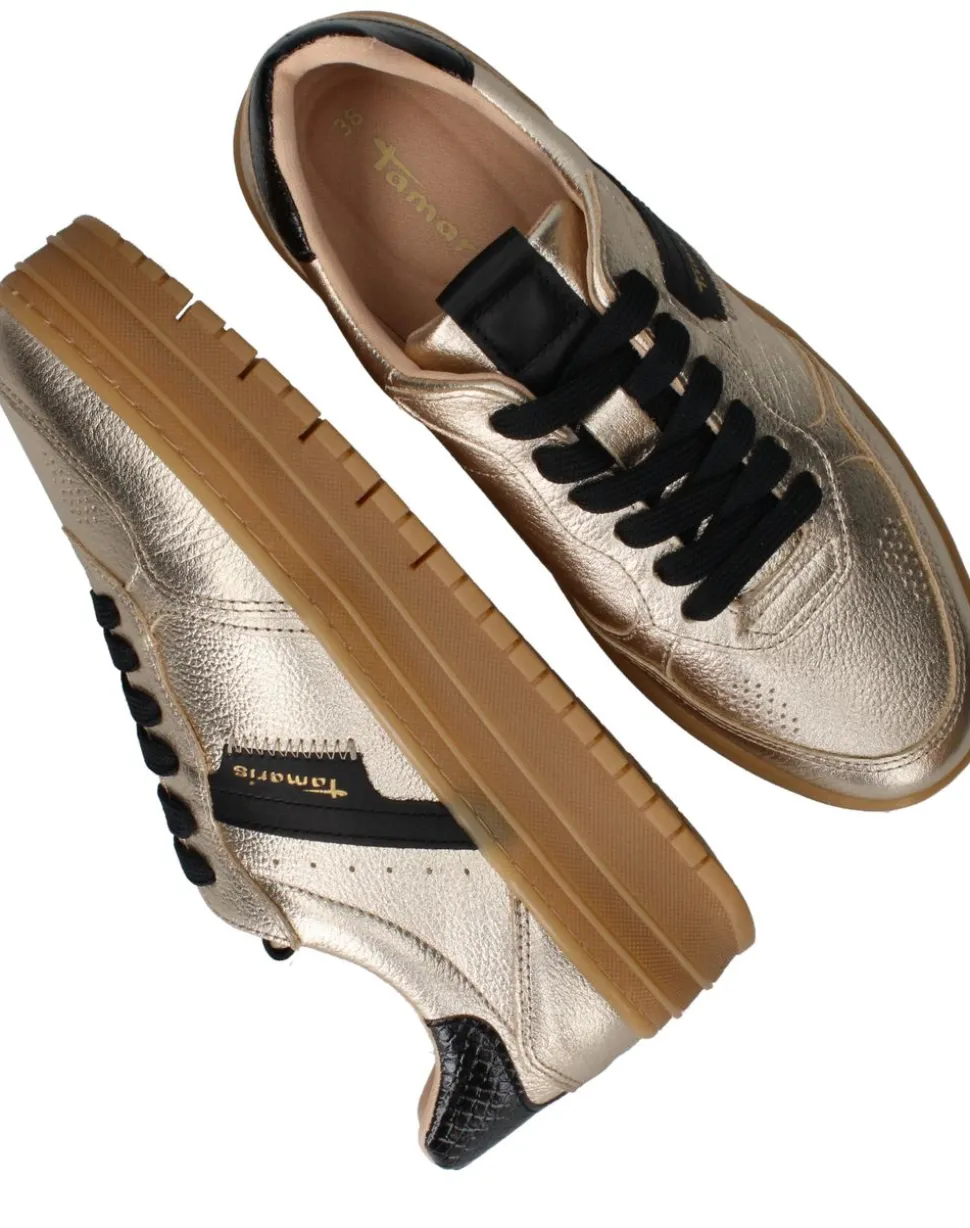 Tamaris Sneakers Goud Dames