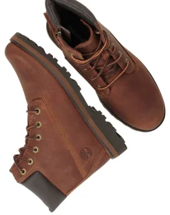 Timberland Courma Kid Mid Lace Up Veterboots Bruin Jongens