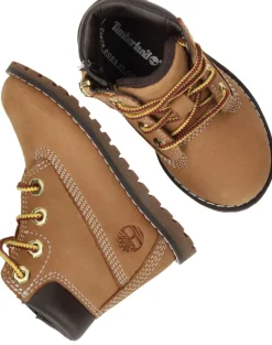 Timberland Pokey Pine Mid Lace Up with Zip Veterboots Cognac Meisjes Jongens