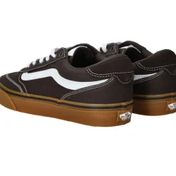 Vans Brooklyn LS Canvas Gum Sneakers Bruin Heren