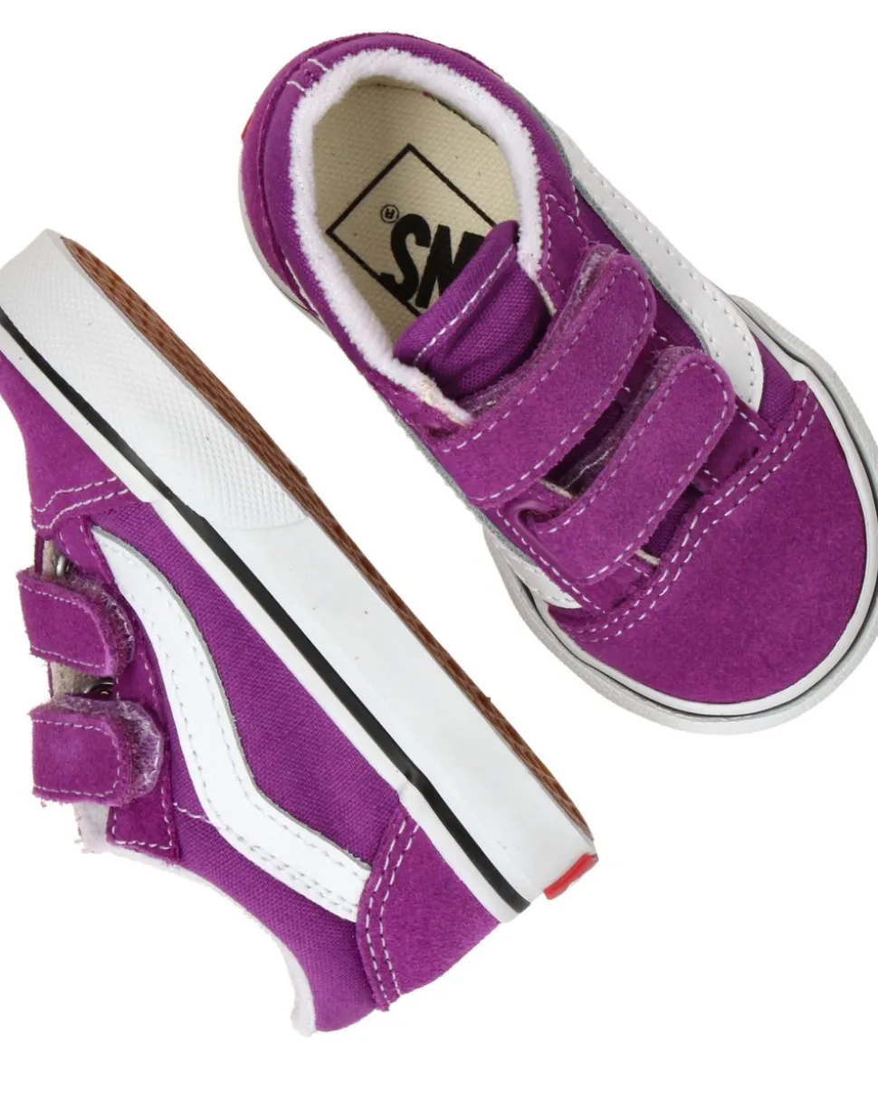 Vans Old Skool V Color Theory Sneakers Paars Meisjes