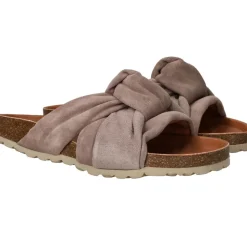 Verbenas Rainbow Slippers Taupe Dames
