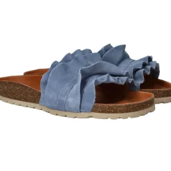 Verbenas Rocio Serraje Slippers Blauw Dames