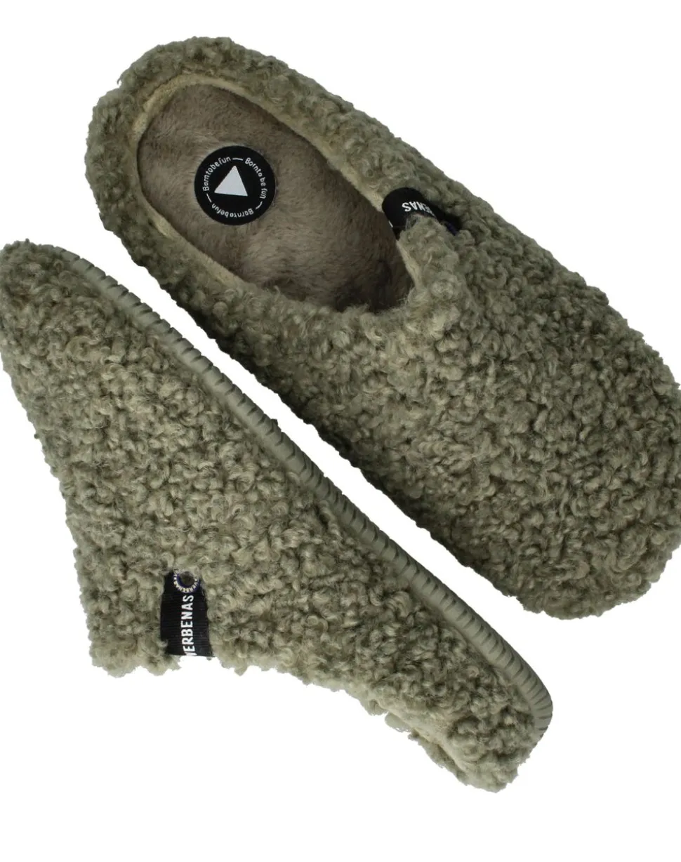 Verbenas York Pantoffels Groen Dames