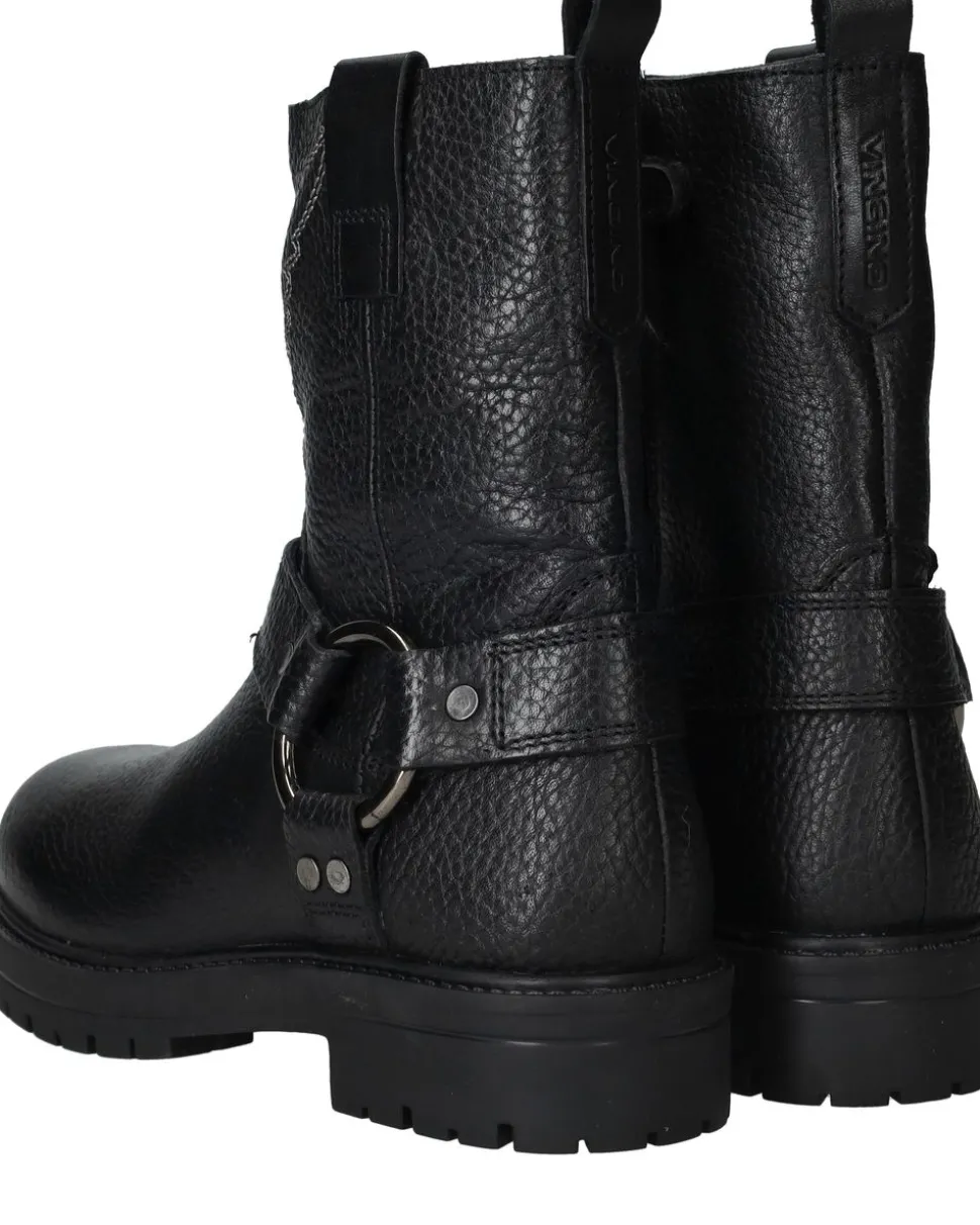 Vingino Carice Bikerboots Zwart Meisjes