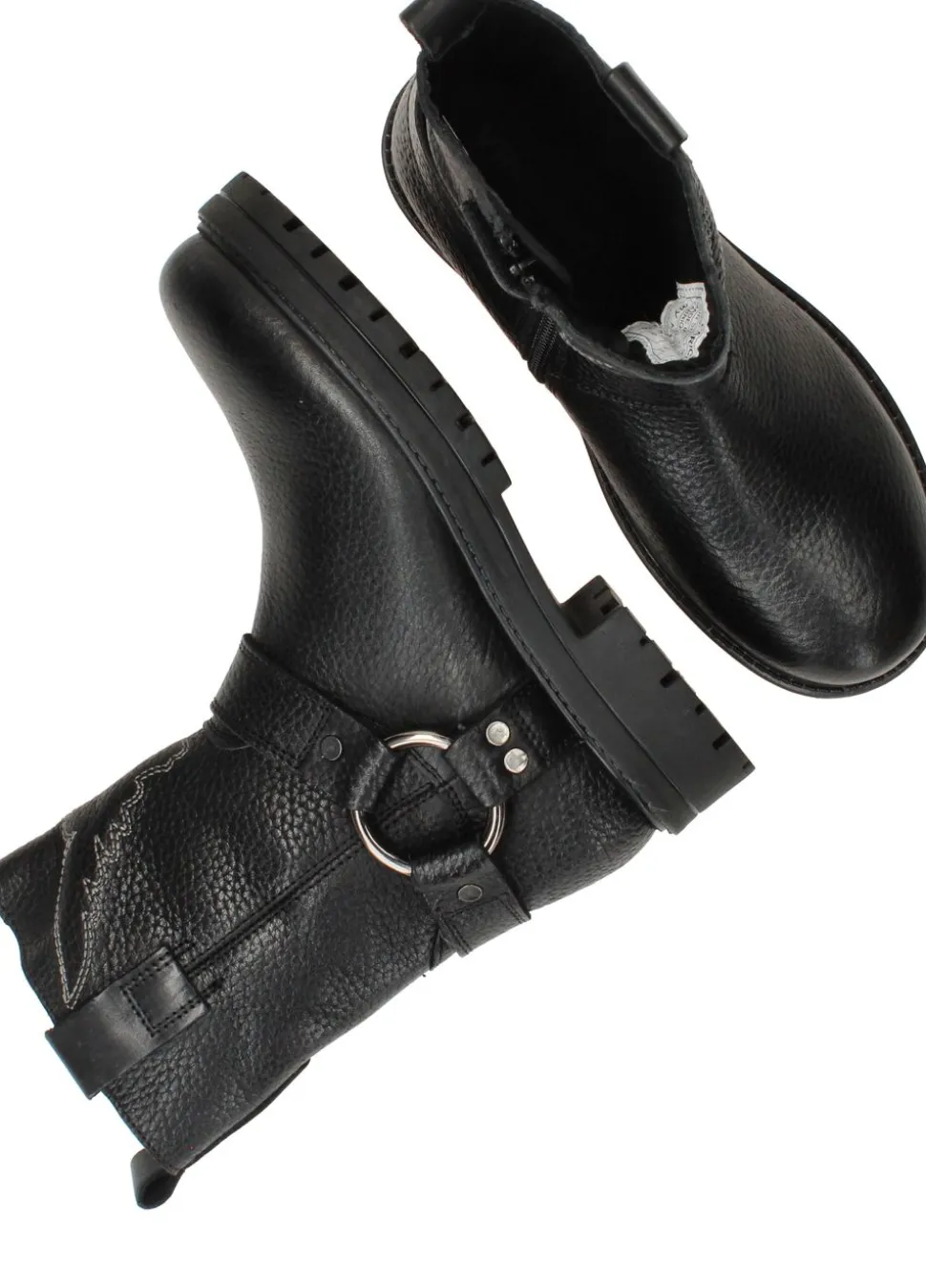 Vingino Carice Bikerboots Zwart Meisjes