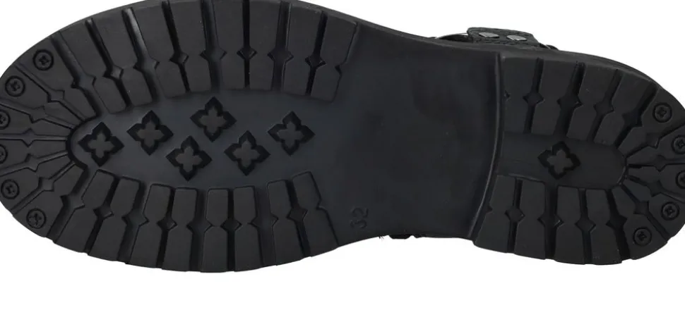 Vingino Carice Bikerboots Zwart Meisjes