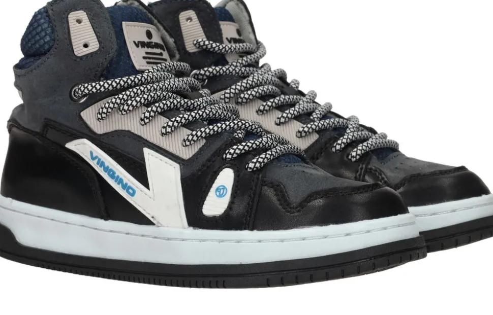 Vingino Joshua Mid Boots Zwart Jongens