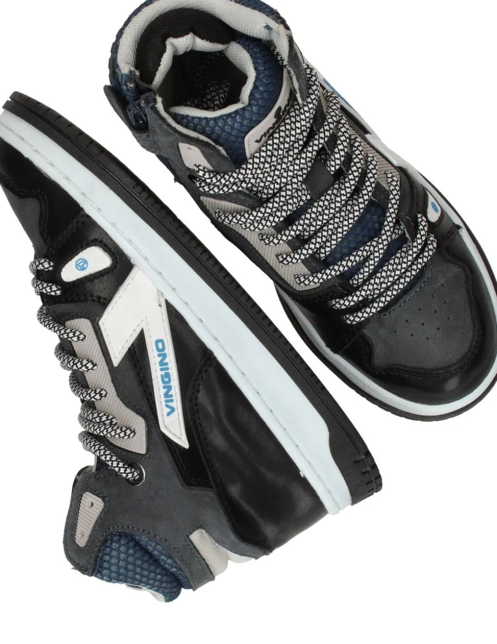 Vingino Joshua Mid Boots Zwart Jongens