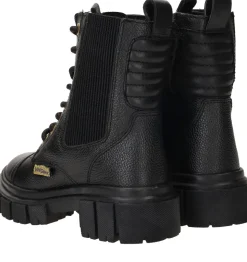 Vingino Sienna Veterboots Zwart Meisjes