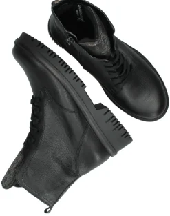 Waldlaufer Alea Veterboots Zwart Dames