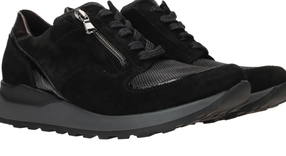 Waldlaufer Hiroko Sneakers Zwart Dames