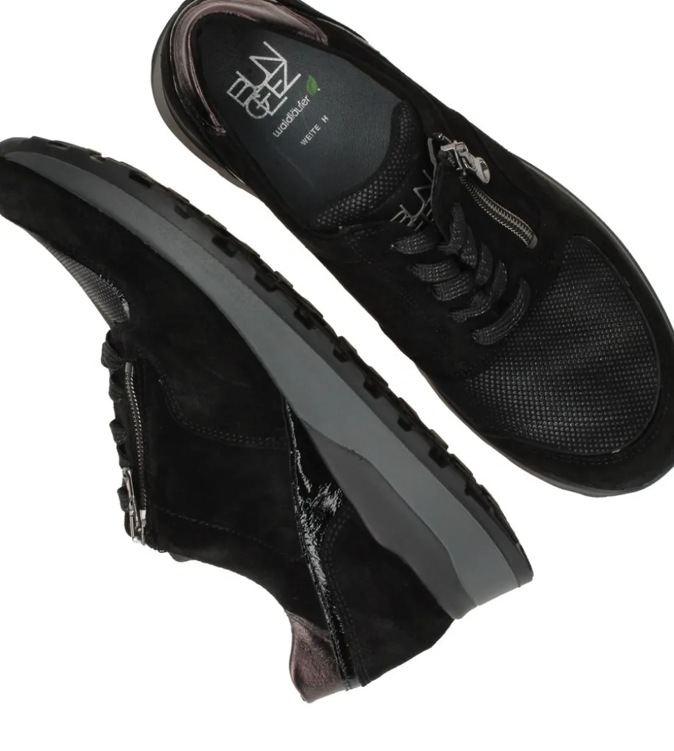 Waldlaufer Hiroko Sneakers Zwart Dames