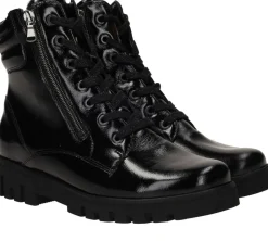 Waldläufer Serena Veterboots Zwart Dames