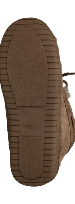 Warmbat Bunya Pantoffels Bruin Dames