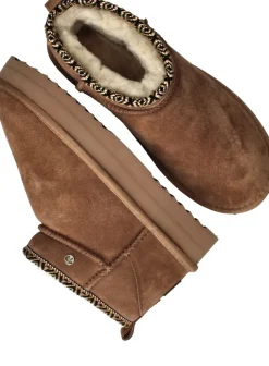 Warmbat Durack Tape Boots Cognac Dames