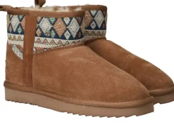 Warmbat Wallaby Woven Boots Cognac Dames