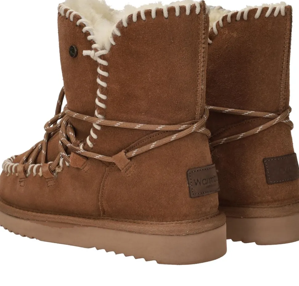 Warmbat Waturra Boots Cognac Dames