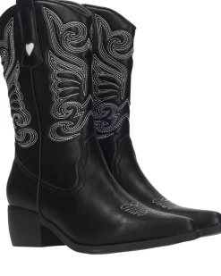 Western laars Westernlaarzen Zwart Dames