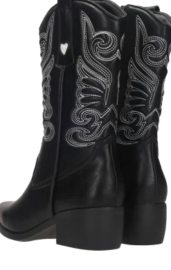 Western laars Westernlaarzen Zwart Dames