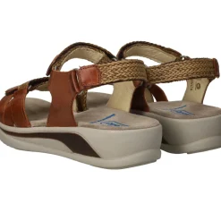 Wolky Acula Softy Wax Sandalen Bruin Dames