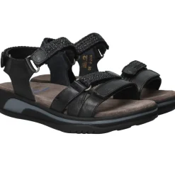 Wolky Acula Softy Wax Sandalen Zwart Dames