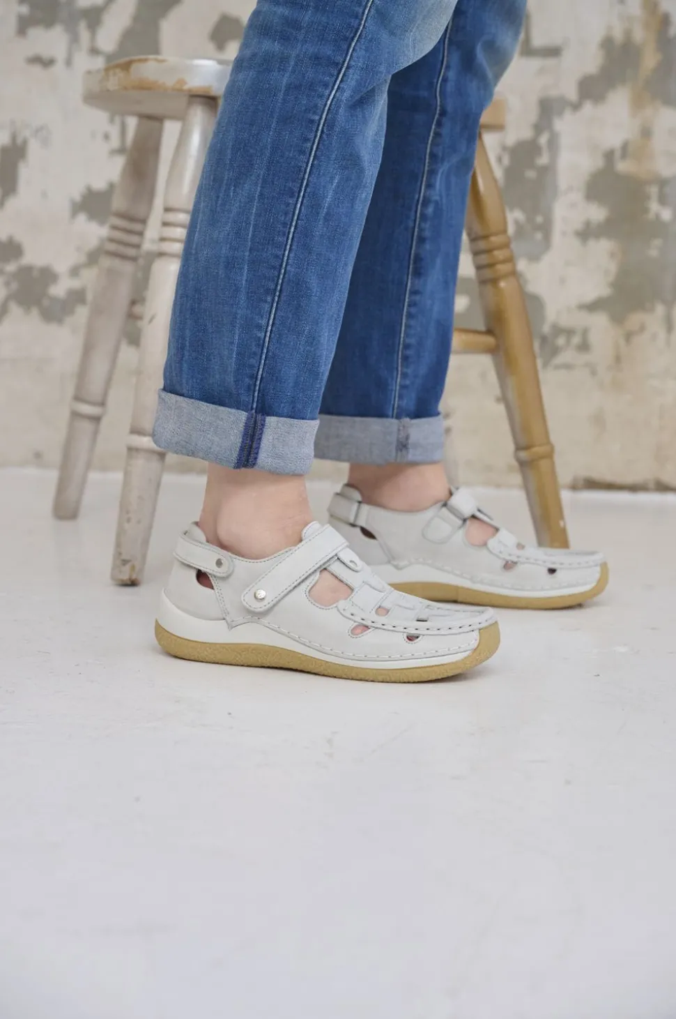 Wolky Esperanza Fantastic Sandalen Wit Dames