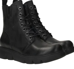 Wolky Hope XW Softy Wax Veterboots Zwart Dames
