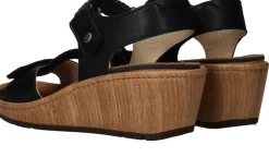 Wolky La Jolla Viagretta Sleehakken Zwart Dames