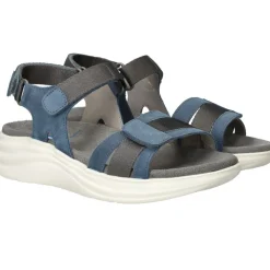Wolky Miku Gobi Sandalen Blauw Dames