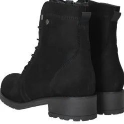 Wolky Quinta F2F Longbeach Veterboots Zwart Dames