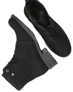 Wolky Quinta F2F Longbeach Veterboots Zwart Dames