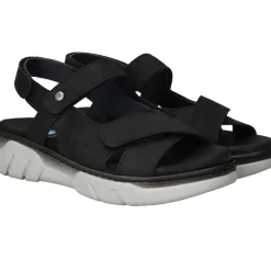 Wolky Rapid Gobi Sandalen Zwart Dames