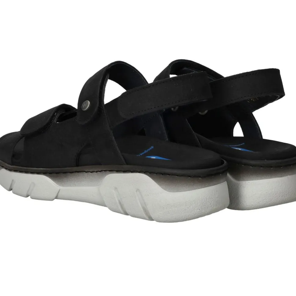 Wolky Rapid Gobi Sandalen Zwart Dames